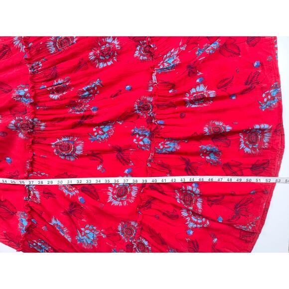 Intimately Free People Garden Party Floral Tiered Maxi Dress Size Small - Picture 15 of 16